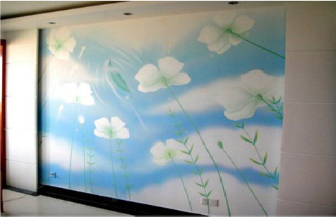 寿宁画墙绘怎么画好白云的蓬松感？