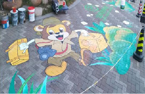 寿宁夏季画地面彩绘会遇到的问题