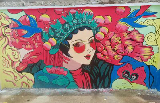 寿宁墙体彩绘-网红墙