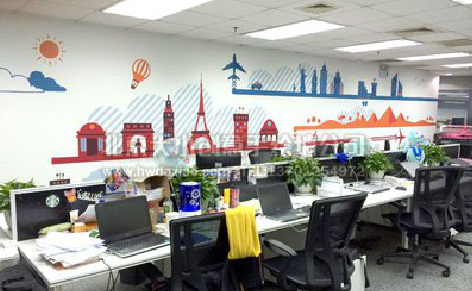 寿宁教你设计办公室墙绘的方法。