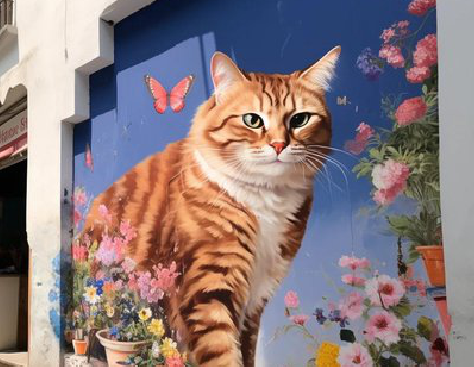 寿宁自己绘制有个性的手绘墙