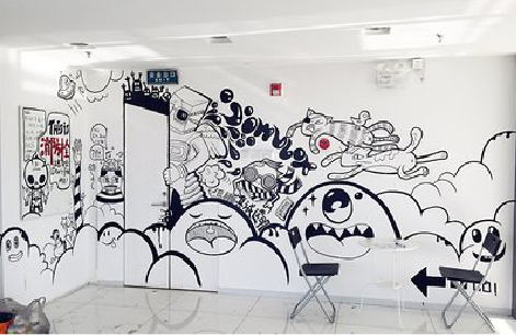 寿宁手绘墙并非传统涂鸦。