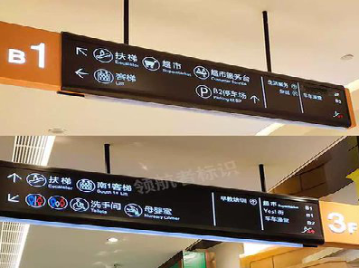 寿宁如何通过商场标识牌引导客流分布？